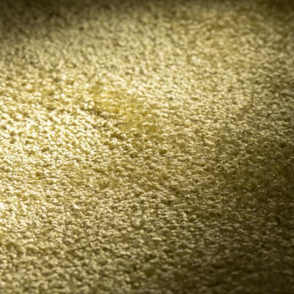 Draufsicht hell bis dunkler JAB Amaze 547 zitrone – Velours Teppichboden